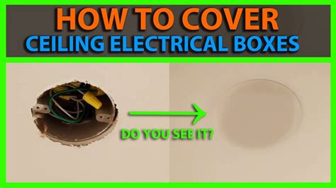 how to cover unused ceiling electrical box|electrical box cover for ceiling.